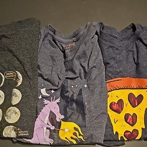 Lot of 3 Boy Cat and Jack tee shirts